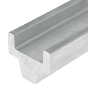 Aluminiumverdrängungs-Profil für Transport-Leiter Guide Rails Assembled zur hohen Geschwindigkeit